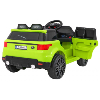 Autko Start Run na akumulator, Zielony SUV + Pilot